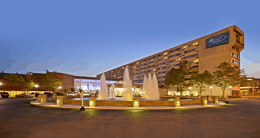 In Buffalo, a 20-story condominium building has been proposed to sit alongside the Buffalo Grand Hotel, on the hotel's property. Image credit: Stinson Hospitality Real Estate