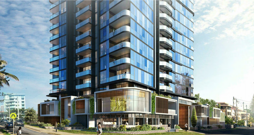 The new luxury residential tower is set to rise 56 stories. Image: Central Equity