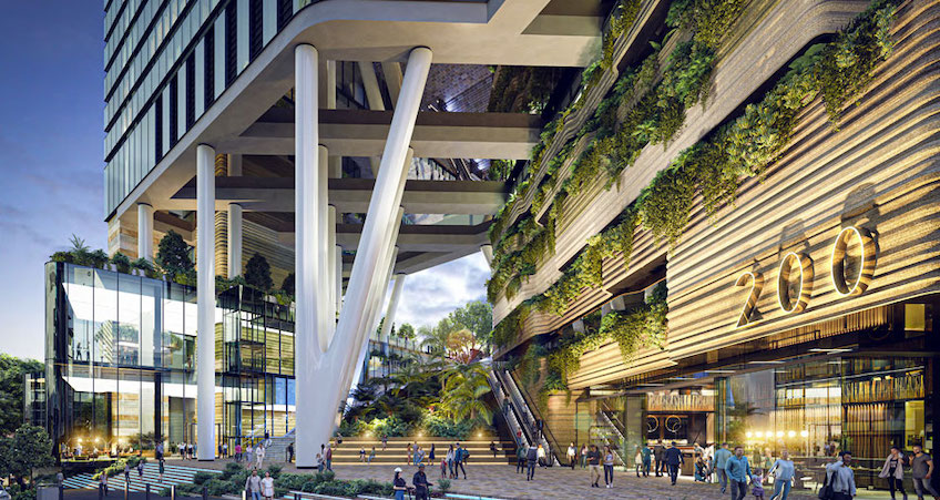 The project would be near the proposed venue for the Swimming portion of the Brisbane 2032 Olympic Games. © Mirvac Group