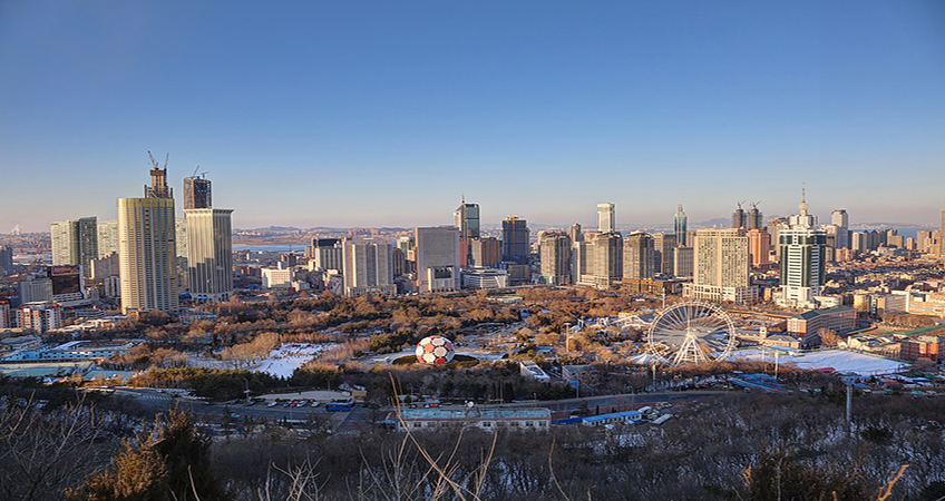 A panorama of Dalian, a northeastern city in China, where the Kaixuan International building is located. Image credit: Fumihiko Ueno, CC BY 3.0 <https://creativecommons.org/licenses/by/3.0>, via Wikimedia Commons