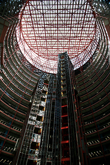 Chicago's Thompson Center is threatened with demolition after the city put it up for sale. 