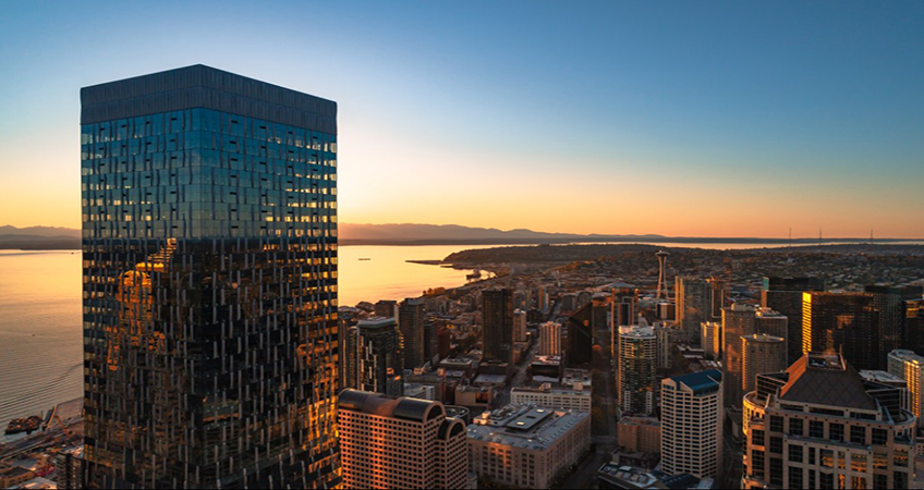 The Residences at Rainier Square features penthouses with more than 279 square meters of living space. Image credit: Wright Runstad & Company