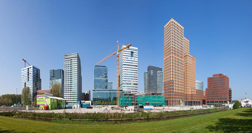 DePuls complex in Amsterdam's Zuidas aims to serve as a new gateway to the city's 
