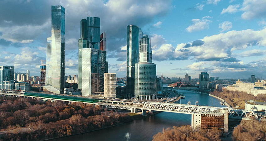 MOD is a large residential complex that is being constructed in Moscow. Image Credit: Alex Zarubi on Unsplash