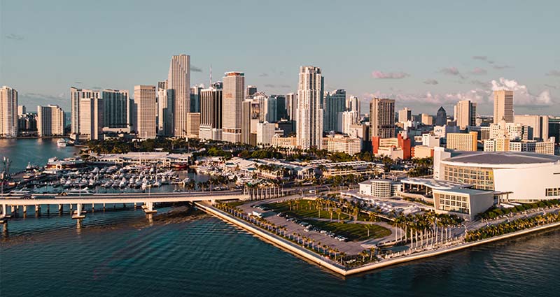 Waldorf Astoria Hotel and Residences Miami is planned for the city's downtown area. Image credit: Alejandro Luengo on Unsplash
