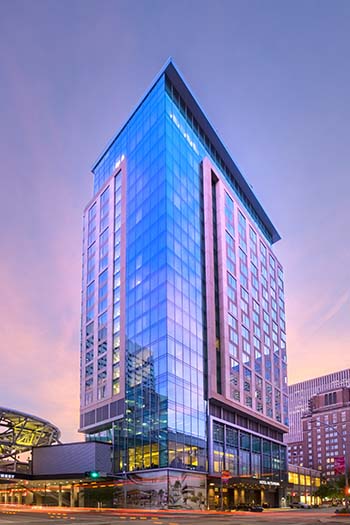 The 21-story hotel has officially opened its doors in Houston's CBD. (c) Shannon O'Hara Courtesy of Gensler