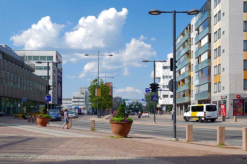 Downtown Espoo, Finland. CC-BY-SA.