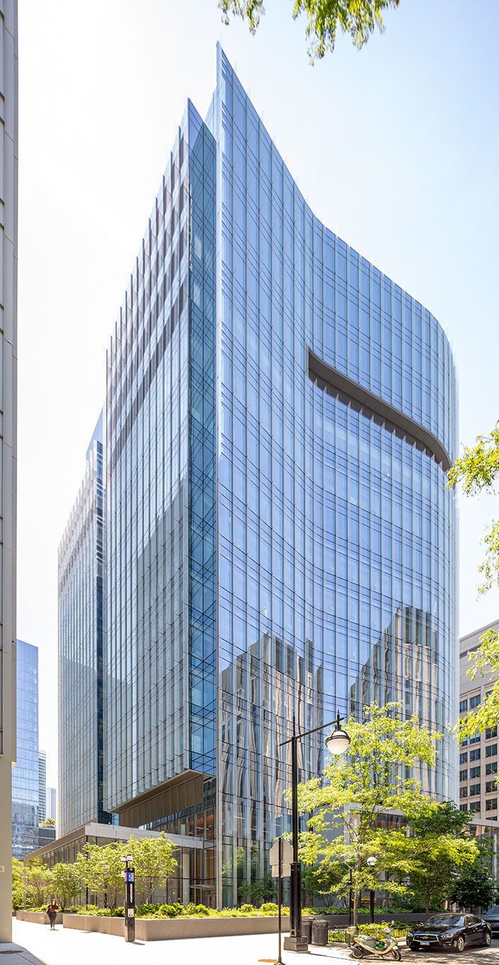 Simpson Querrey Biomedical Research Center completed in 2019. copyright Lester Ali