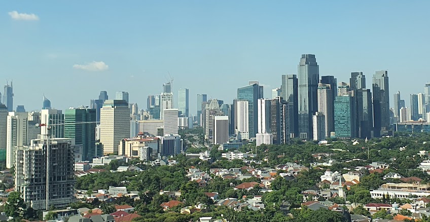 Jakarta's CBD. (c) BimTja