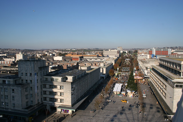 Courtesy of Kate Jewell / Armada Way, Plymouth