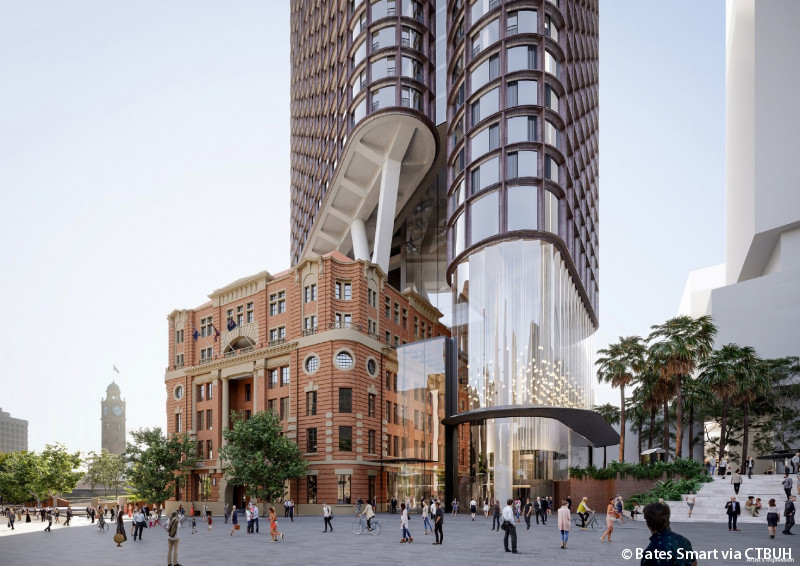 Toga Tech Central rendering. Image credit: Bates Smart