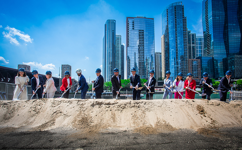 400 Lake Shore Groundbreaking. Image Credit: Cory Dewald + Related Midwest