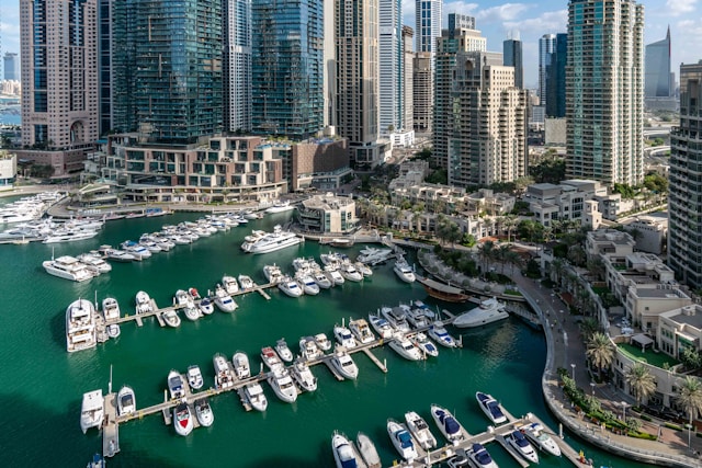 Dubai Marina. Photo by Nelemson Guevarra on Unsplash
