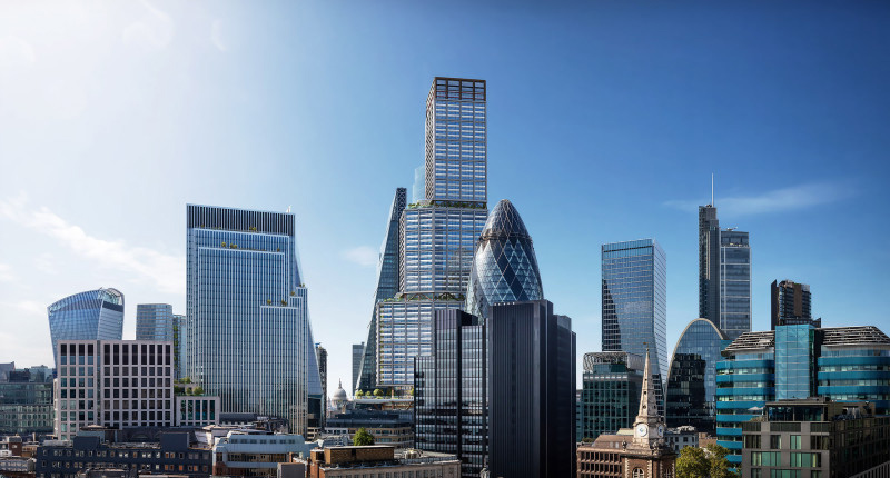 Rendering of 1 Undershaft. Copyright DBOX for EPA