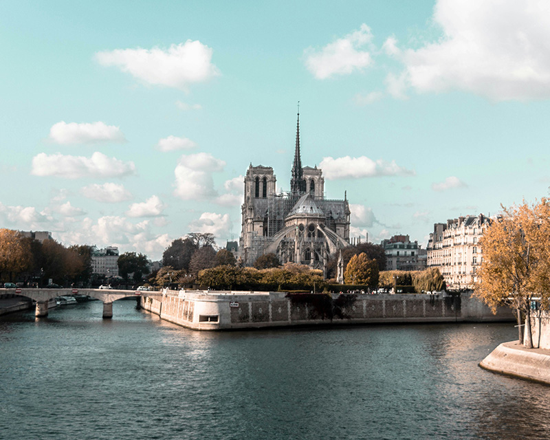 Notre Dame image by ROBZ via. Unsplash