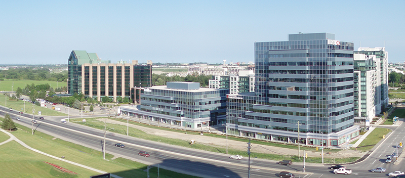Markham, Canada. FLATO Markham Theatre and City Hall in view. (2008). By Raysonho @ Open Grid Scheduler / Grid Engine - Own work, CC0, https://commons.wikimedia.org/w/index.php?curid=39392424