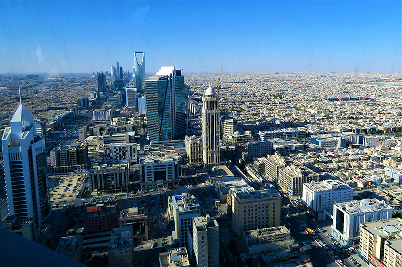 Riyadh image by Ekrem Osmanoglu via. Unsplash