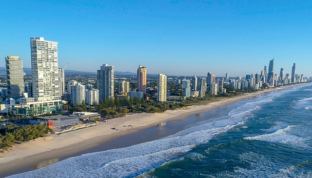 Gold Coast, Australia. Image by Robert (user: DroneImagineNation) from Pixabay