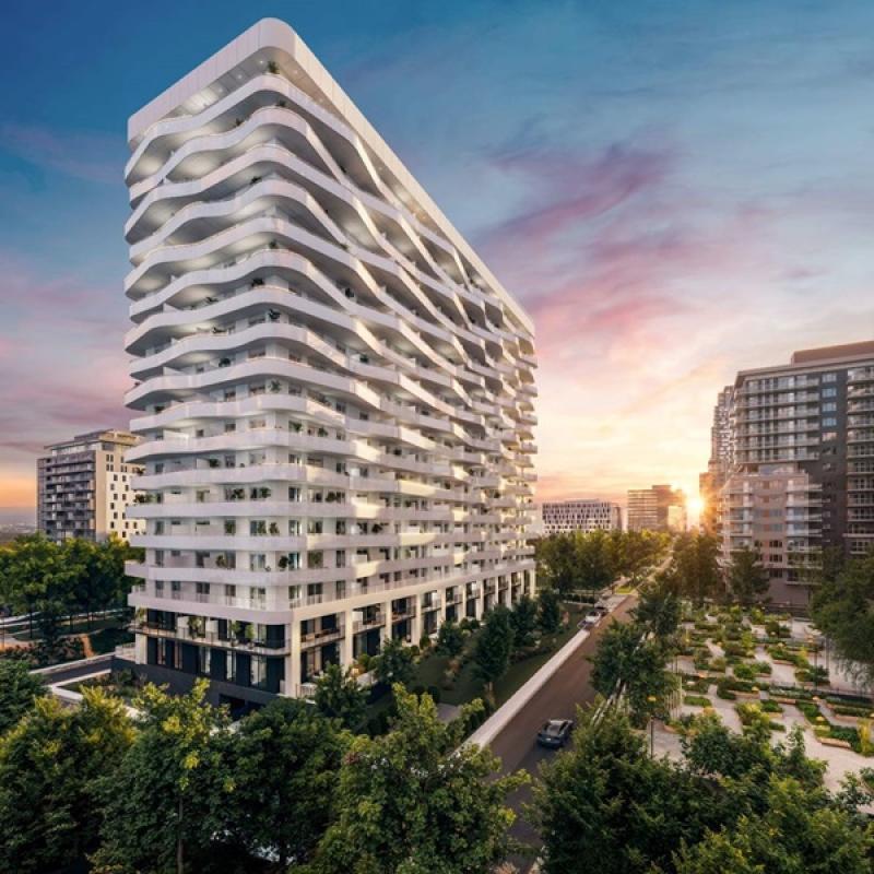 Rendering of Palma Condominiums. Image courtesy Devimco.