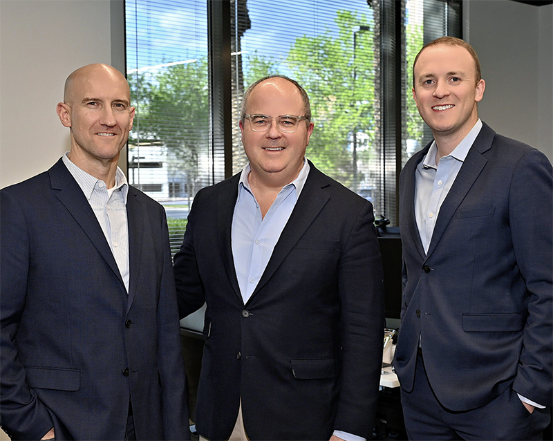 Stephen V. DeSimone, PE, Chairman and CEO of DeSimone, with KP's Kelly Houlihan, QEl, and Kurt Schieszer, now a Principal and Director in DeSimone's San Francisco. Image courtesy DeSimone Consulting Engineering.