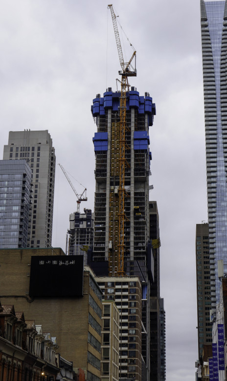 Image of One Bloor earlier this year. Image taken by CTBUH, Isaac Work