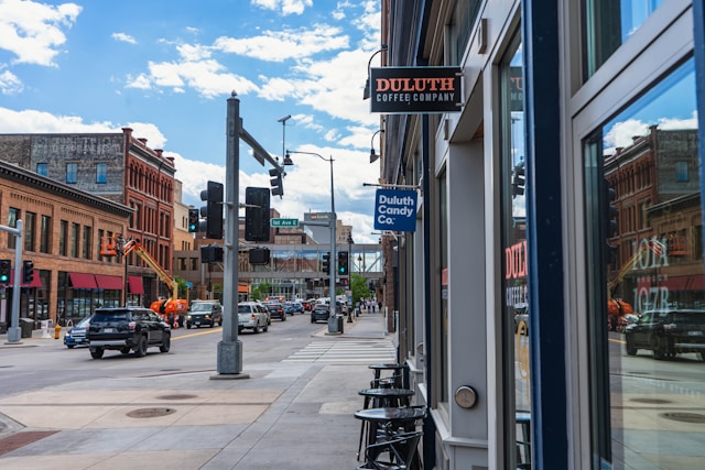 Duluth main street. Image by Finden Marketing on unsplash