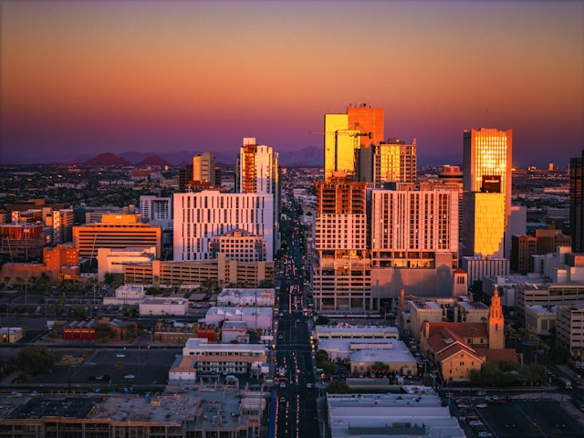 Downtown Phoenix. Photo by Nils Huenerfuerst on Unsplash