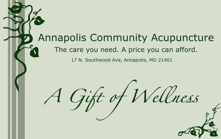 Annapolis Community Acupuncture Gift Card Image