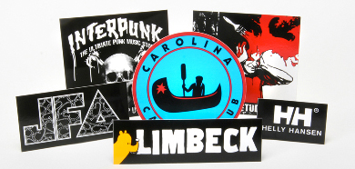 Screen Printed Stickers