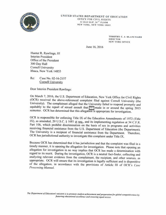 Title IX Sexual Assault Investigation Tracker from The Chronicle of