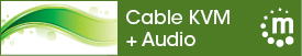 KVM Switches - Cable plus Audio