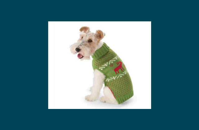 Vintage Ski Dog Sweater
