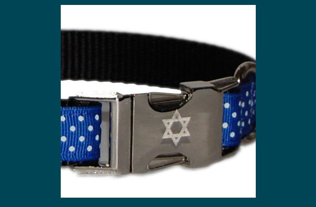 Star of David Buckle Collar