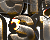 Rust with holes, text effect
