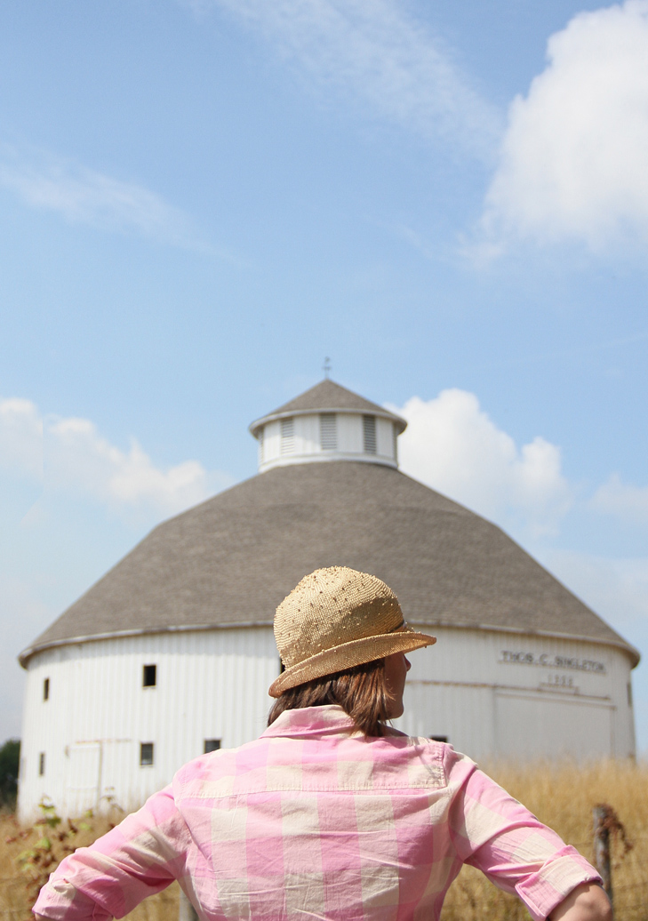 What I Wore, Jessica Quirk, Country Road, Outfit Blog, Style Blog, Gingham, Straw, Jean Shorts, Converse