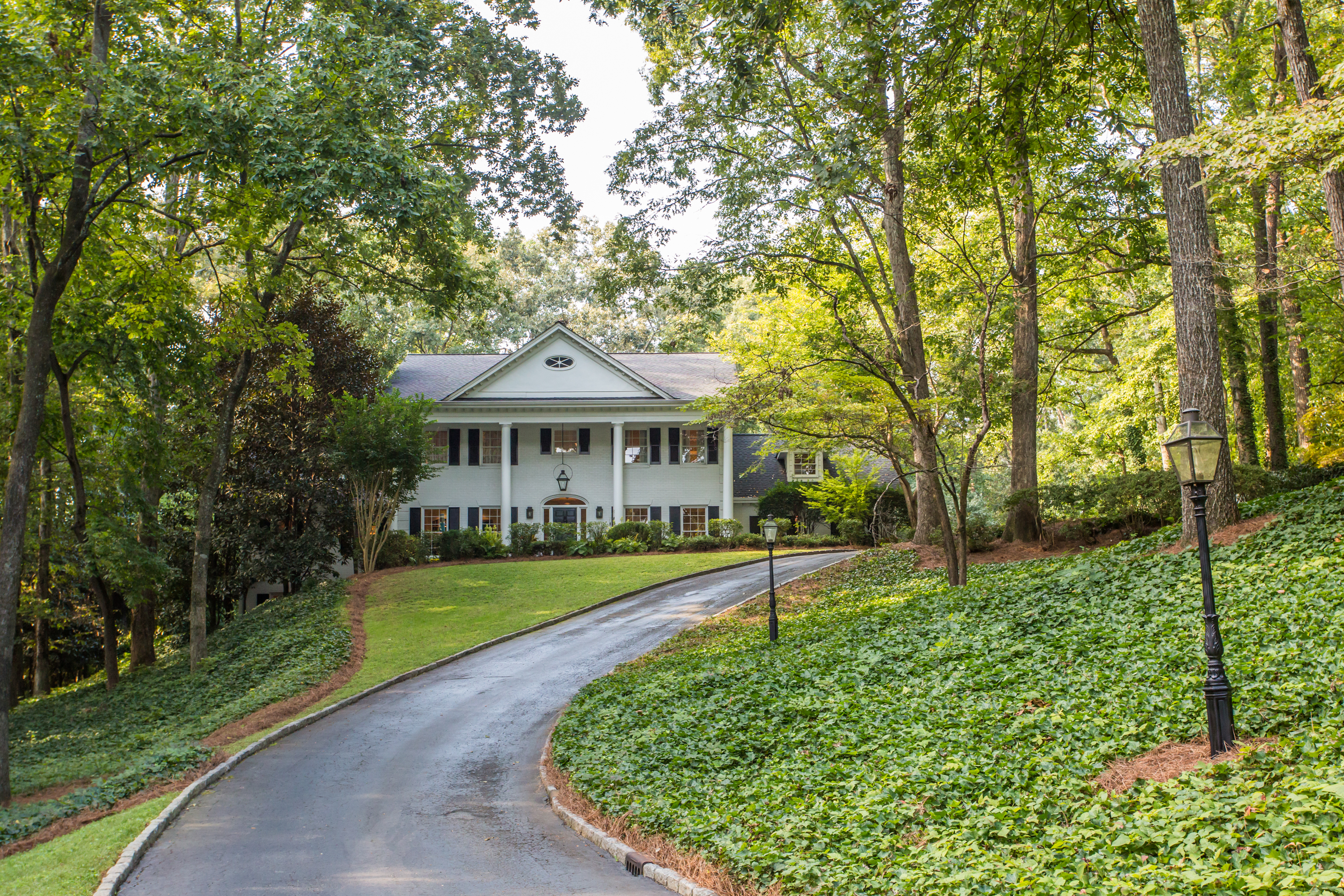 Traditional and Modern Sensibilities on 2+/ Acres in Chastain Park