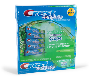 Crest contract packaging bundle label