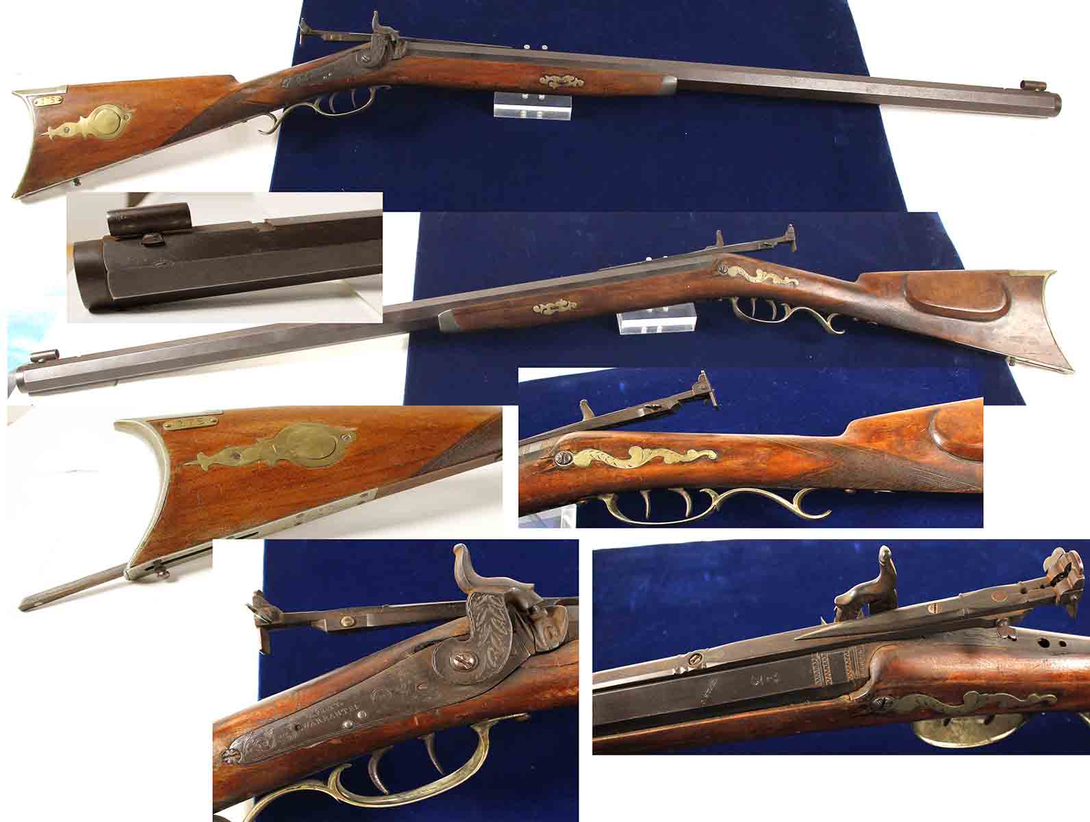 .42 Cal. Alvan Pratt Percussion Target Rifle