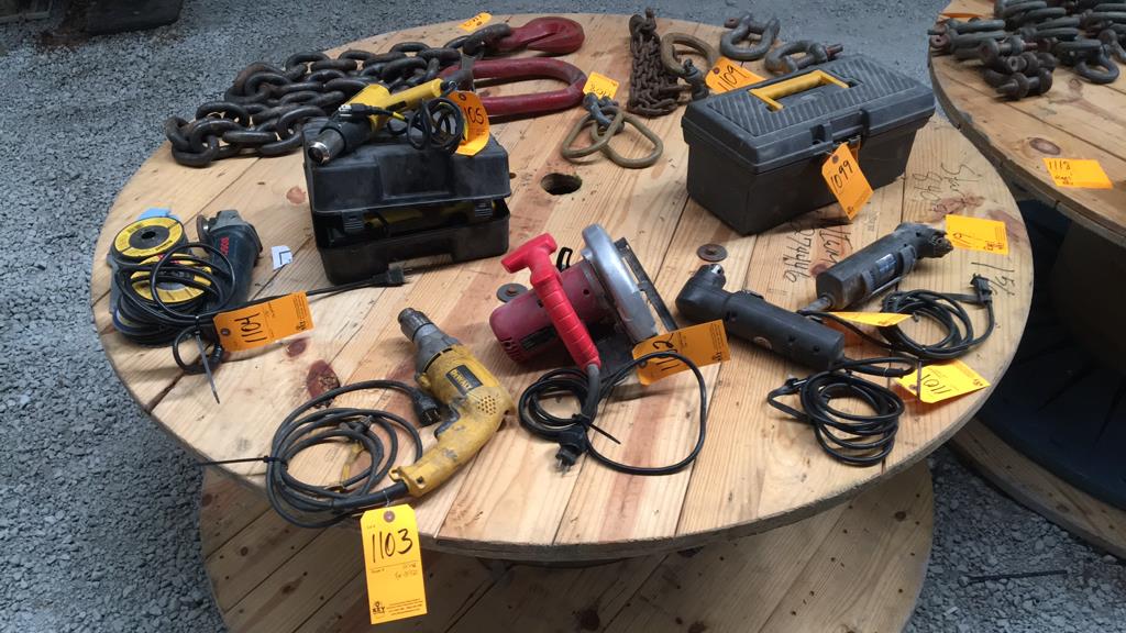 Contractor Tools, Rigging and Equipment Key Auctioneers
