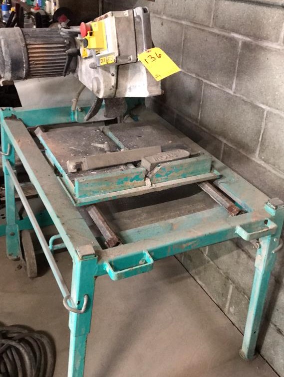 Postponed Masonry Equipment & Tools Online Auction in Dayton, OH