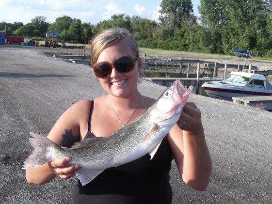 Sara_with_a_lake_erie_ohio_walleye