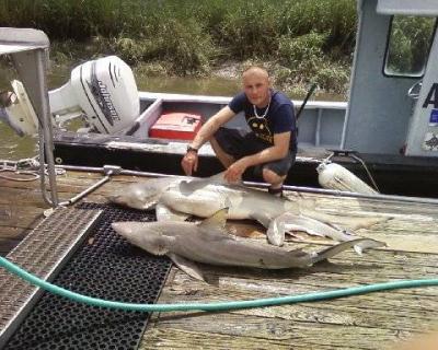 Brian Allshouse Welcome to Inshore Shark-ville! <br><br><br>CAPTAIN JUDY HELMEY<br>www.missjudycharters.com<br>
