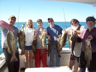 Evan family fishing with Capt Rick Rodriguez