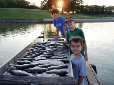 Boys and their catch! Gone Fishin' Guide Service- www.gonefishin.biz