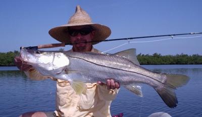 Tod's Simple Shrimp #2 produced this snook near Sebastian Inlet.<br><br>John Kumiski<br>www.spottedtail.com<br><br>