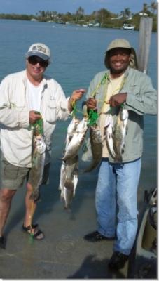 Rick and Dex showing off our 3 limits of trout!<br><br>BarHopp'R Kayak Guide Service <br>capt@barhoppr.com <br>239-633-5851 <br>www.barhoppr.com