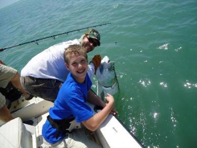4/3/11 Great islamorada tarpon fishing with Greg Olsen and family! <br>