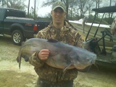 Photo from Rick Maynard www.santeefishingguide.com<br>catfishguide@webtv.net <br>