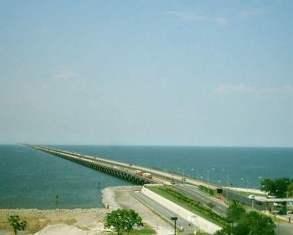 Lake causeway