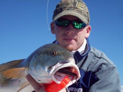 Nathan with a 26.5 red that took a Mirr O Dine <br><br><br>Capt. Josh Fritz <br>www.chasentailsfishingcharters.webs.com <br>352-345-9304<br><br>